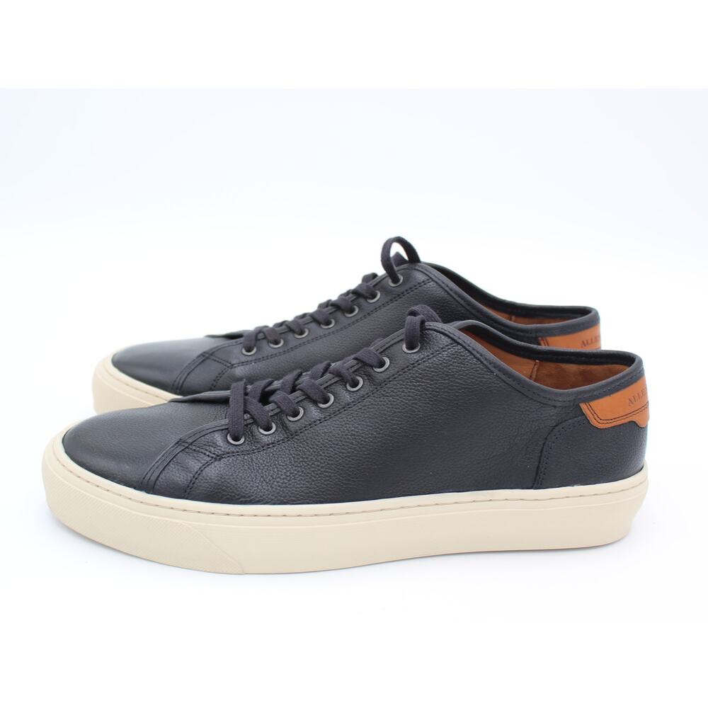 Allen Edmonds Sneakers Mens 11.5 Black Leather Casual Luxury Minimalist Travel - Picture 2 of 8